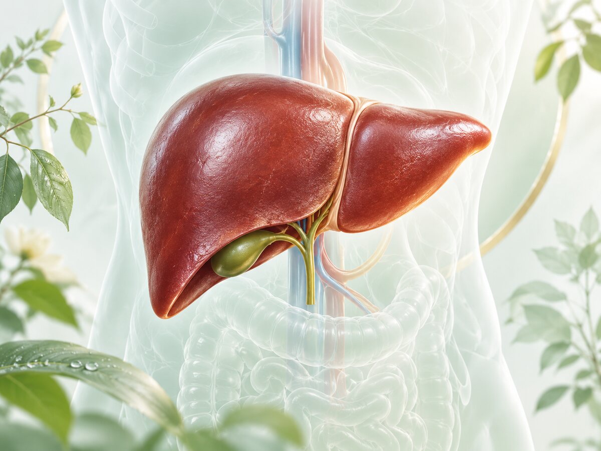Professional medical visualization of liver health